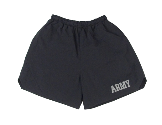 Black Army PT Short Reflective Letters